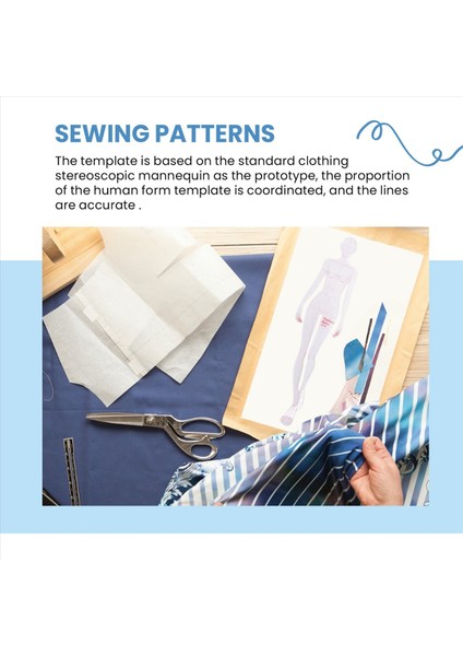 Moda Illüstrasyon Yöneticileri Çizim Şablonları Cetvel Dikiş Insansı Desenler Tasarım Giyim Ölçüm, Tip A Tip (Yurt Dışından) fırsatları