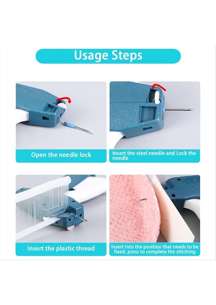 Giyim Için Stitchy Gun, Etiketleme Aracı Taşınabilir El Mini Dikiş Makinesi, Hızlı Onarım Giysisi (Yurt Dışından) fiyatları