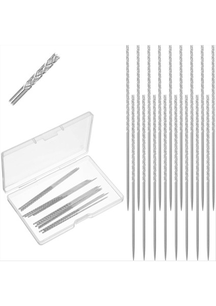 Snag Onarma Iğnesi, Takma Aracı, 15 Adet Onarım Örgüleri ve Dokuma Aleti, Dokuma Örülmüş Kumaş Giysiler Için Kasa ile (Yurt Dışından)