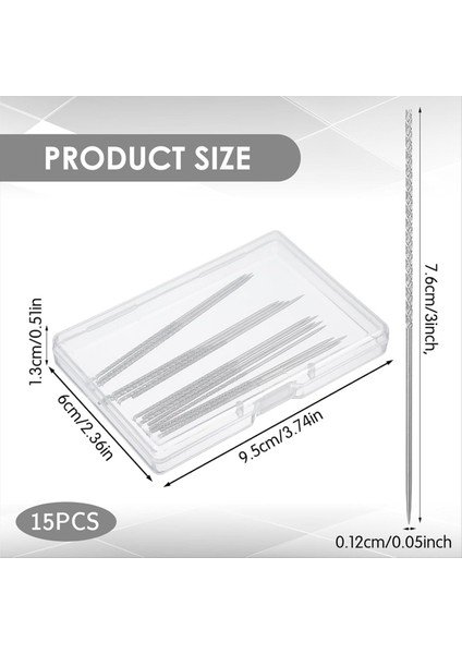 Snag Onarma Iğnesi, Takma Aracı, 15 Adet Onarım Örgüleri ve Dokuma Aleti, Dokuma Örülmüş Kumaş Giysiler Için Kasa ile (Yurt Dışından) fiyatları