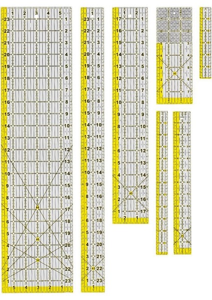 Kapitone Cetvel Akrilik Taşıyıcılar Kapitone, Dikiş ve El Sanatları Şablonu Için Kolay Hassas Kesme Kumaş Kağıdı Için Cetvel (Yurt Dışından)