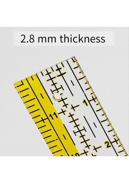 Kapitone Cetvel Akrilik Taşıyıcılar Kapitone, Dikiş ve El Sanatları Şablonu Için Kolay Hassas Kesme Kumaş Kağıdı Için Cetvel (Yurt Dışından) indirimleri