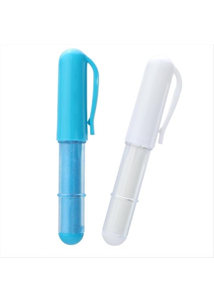 Kumaş Tebeşir Belirteçleri, Kapitone ve Dikiş Için Doldurulabilir Tebeşir Kalemleri, Kapitone Tebeşir Işareti, Dikiş Tebeşir (Mavi+Beyaz, A) (Yurt Dışından)