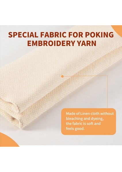 Yumruk Iğne Bezi Kumaş, Yumruk Iğne ve Halı Pul Için Iğne Işi Nakış Kumaşı, 26.4 x 19.6 Inç (Yurt Dışından) indirimleri