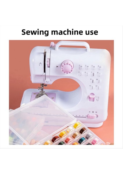 36PCS Dikiş Iplikleri ve Bobinler, Renk Dikiş Iplik Depolama ile Set Plastik Kutu Ev Dikiş Makinesi Polyester (Yurt Dışından) indirimleri