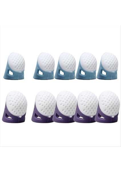 20PCS Dikiş Yüksük Silikon Dikiş Parmak Uçları Kayma Önleyici Parmak Kapağı Oyuk Koruyucu Kollu Dıy El Dikiş Aletleri (Yurt Dışından) modelleri