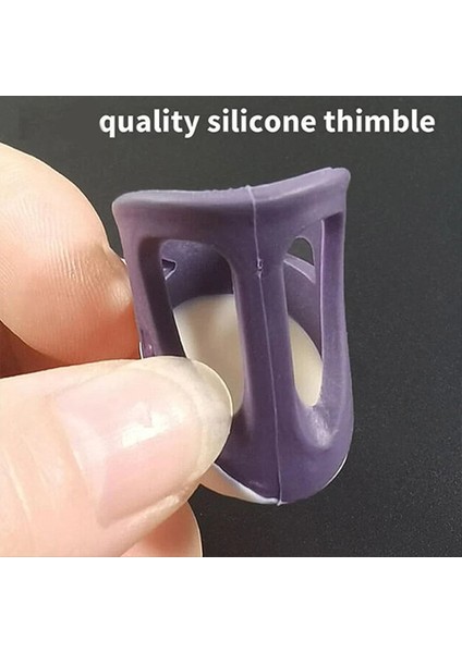 20PCS Dikiş Yüksük Silikon Dikiş Parmak Uçları Kayma Önleyici Parmak Kapağı Oyuk Koruyucu Kollu Dıy El Dikiş Aletleri (Yurt Dışından) indirimleri