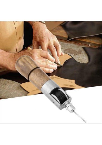 Deri Zanaat Otomatik Kapitone Dikiş Aracı 2 Yedek Iğne ve Ahşap Işleme Için Ahşap Saplı (Yurt Dışından) indirimleri