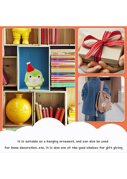 4pcs Dıy Tığ Işi Penguen Kiti El Örgü Iplik Iğneleri Peluş Bebek Kolay (Mavi, Yeşil, Mor, Pembe) (Yurt Dışından) modelleri