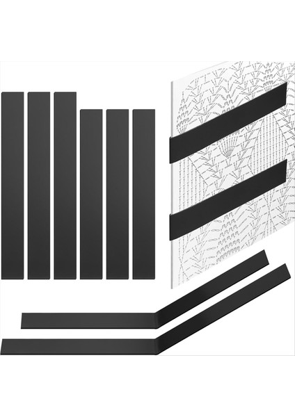 8 Adet Çapraz Dikiş Hattı Kaleci 7.5 Inç ve 6 Inçlik Manyetik Çapraz Dikiş Aksesuarları ve Tığ Işi Için Malzemeler (Yurt Dışından)