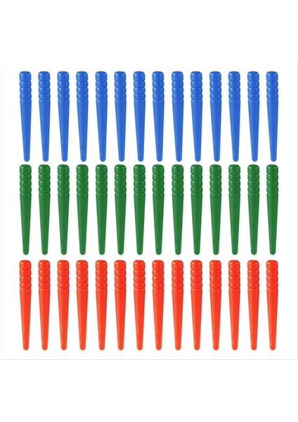 105PCS Cribbage Board Mandalları, Konik Tasarım Cribbage Mandalları 1/8 Inç Delikli Cribbage Pimleri Tahtası (3 Renk) (Yurt Dışından)