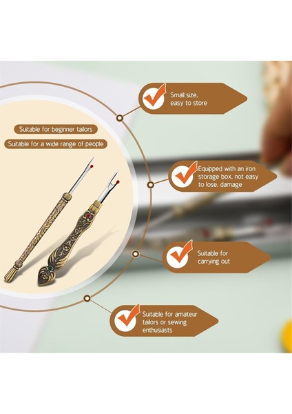 Vintage Dikiş Rippers, Diş Ripper, Dikiş Iğnesi Için Metal Dikiş Rippers Iş El Dikiş Örgü Araç (Yurt Dışından) fırsatları