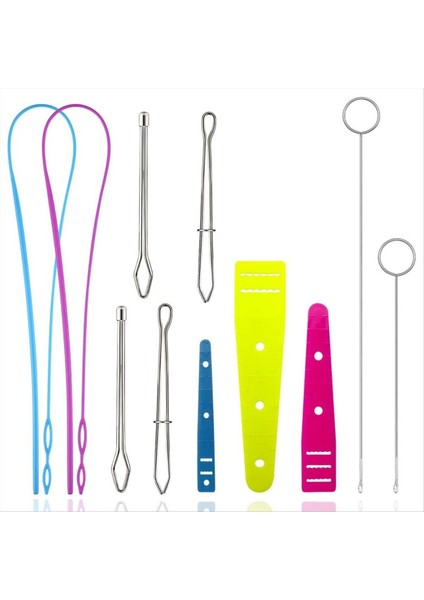 Drawstring Threader Değiştirme Seti Dikiş Hızlı Dönüş Kumaş Diş Taşımacıları Kumaş Dıy Örme Aksesuarları Için El Yapımı (Yurt Dışından)