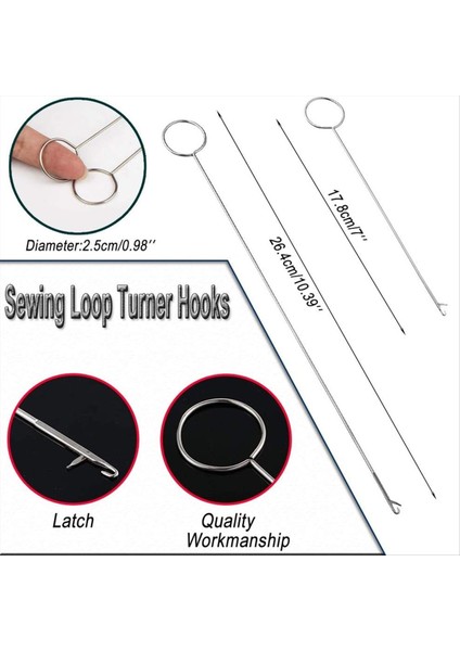 Drawstring Threader Değiştirme Seti Dikiş Hızlı Dönüş Kumaş Diş Taşımacıları Kumaş Dıy Örme Aksesuarları Için El Yapımı (Yurt Dışından) indirimleri