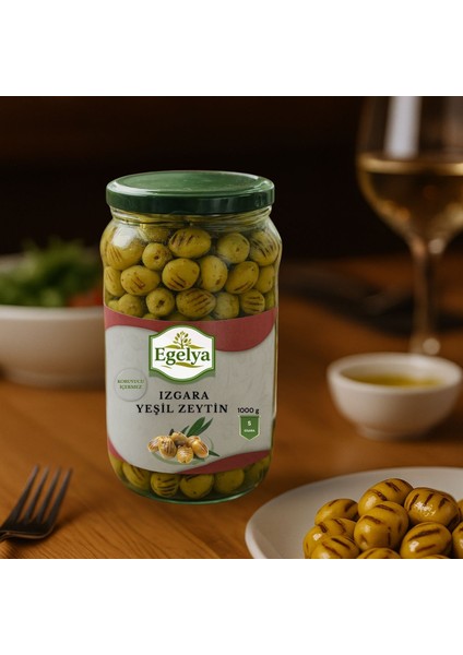 Izgara Yeşil Zeytin 1 kg – Doğal, Katkısız, Koruyucusuz fırsatları