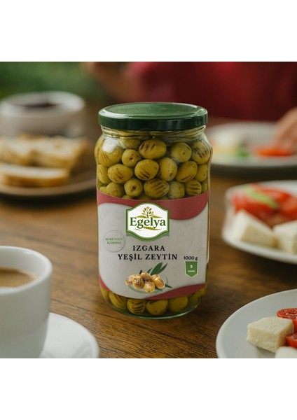 Izgara Yeşil Zeytin 1 kg – Doğal, Katkısız, Koruyucusuz indirimleri