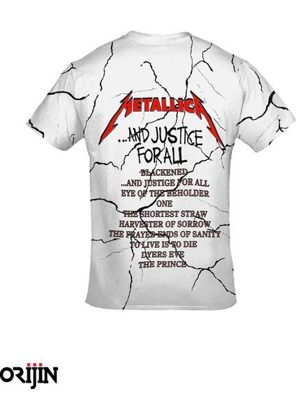 Tshirt Metallica And Justice For All - M modelleri