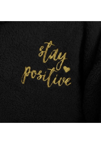 Welsoft Kapüşonlu Peluş Kadın Sabahlık