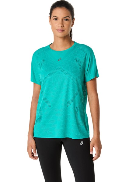 Metarun Ss Top Kadın Blue Tshirt 2012D223-400