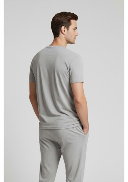 Erkek Kısa Kollu Basic Esnek Likralı Viskoz T-Shirt MAN01 indirimleri