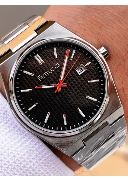 Çelik Kordon Takvimli Kadran 2 Yıl Garantili 3ATM Suya Dayanıklı Erkek Kol Saati F.U3625.04 fiyatları