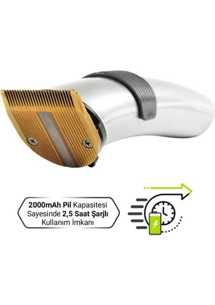 609 Profesyonel Şarjlı Saç Sakal Kesme Tıraş Makinesi Erkek Tıraş Makine Seti modelleri