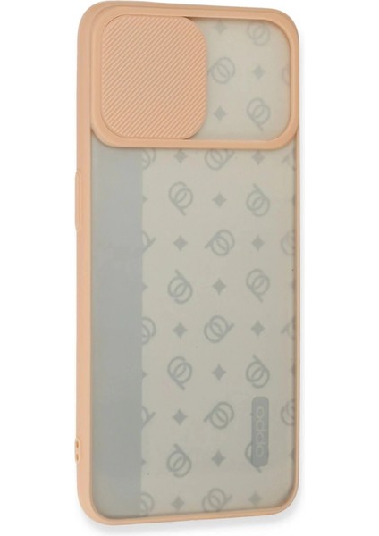 Oppo Reno 4 Lite Kılıf Palm Buzlu Kamera Sürgülü Silikon - Pembe fiyatları