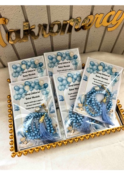 Mevlut Hediyelik Isimli Inci Tesbih 50 Adet Kartlı ve Ambalajli fiyatları