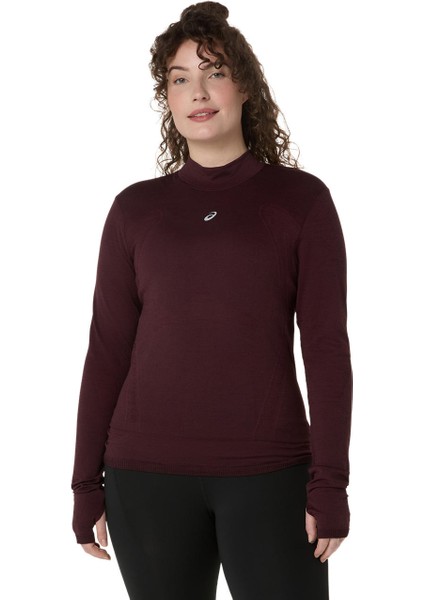 Road Winter Seamless Ls Top Kadın Bordo Tshirt 2012D277-600