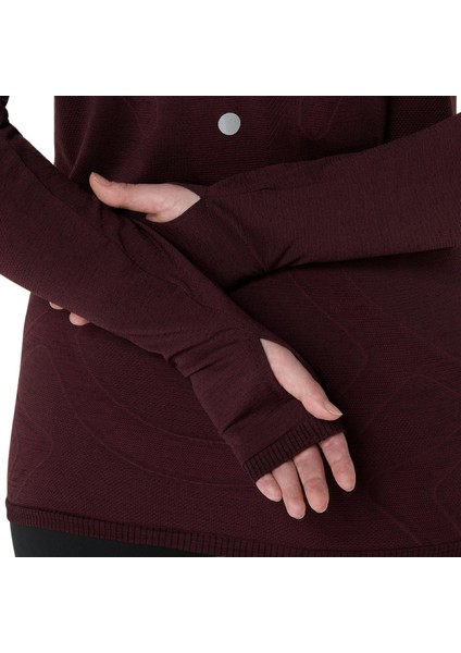 Road Winter Seamless Ls Top Kadın Bordo Tshirt 2012D277-600 fırsatları