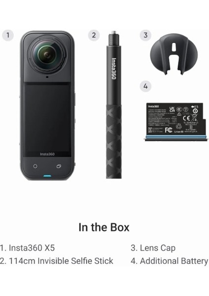 X5 360° Kamera Starter Bundle fiyatları