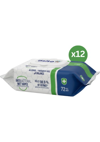 Islak Mendil (12 x 72) 864 Yaprak fiyatları