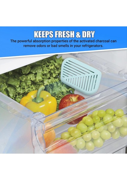 8pcs Buzdolabı Aktif Karbon Koku Emici Dokunleyici Doğal Kokusuz Buzdolabı Deodoruz (Yurt Dışından) modelleri
