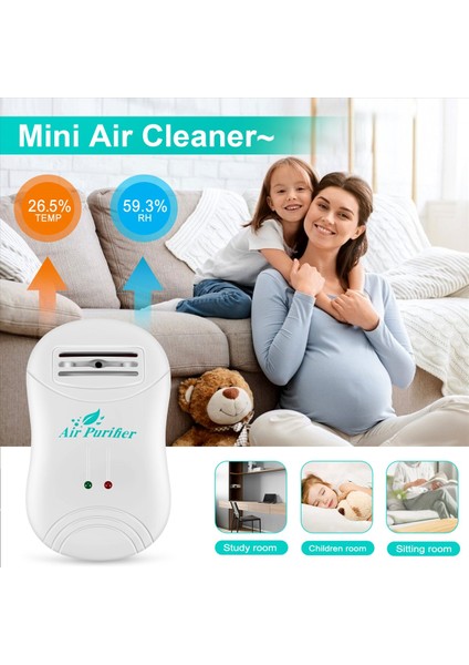 Ev Negatif Iyon Jeneratörü Hava Temizleyicisi Için Iyonizer Hava Temizleyici Formaldehit Duman Tozu Arıtma Ev Odası Deodorizer Eu Fiş (Yurt Dışından) indirimleri