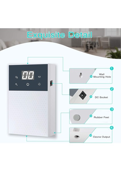 Taşınabilir Ozon Jeneratörü 600MG/S Ozon Makinesi Ozon Suyu, Meyve, Sebze, Et, Vb. Temizlik Için Uygun (Yurt Dışından) fırsatları