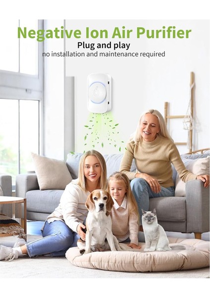 Hava Temizleyici, Dayar Hava Serbestleştirici Iyonlaştırıcı Jeneratörü, Ofis Için Negatif Iyon Hava Temizleyici Takın, Oda, Evcil Hayvanlar Ab Fişi (Yurt Dışından) modelleri