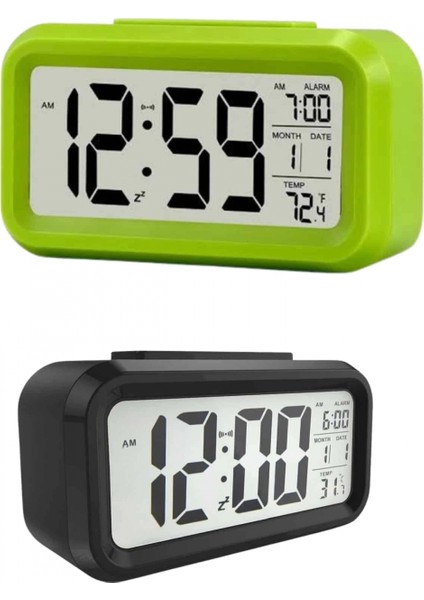Dijital Masa Saati Termometre Takvim LED Ekran Pilli Ev Ofis Masası fiyatları