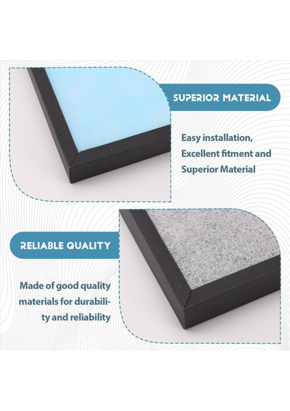 1pcs Hava Temizleyici Parçaları ABC-FKH15B Sanyo ABC-HP14/ABC-AR15 Airmate AC16/17/27 Hava Arıcı Aksesuarları Için Hepa Filtresi (Yurt Dışından) indirimleri