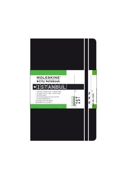 Limited Edition Istanbul The City Notebook Çizgisiz