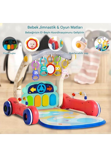 2‑in‑1 Gelişim Akıllı Yürüteç & Aktivite Masa modelleri