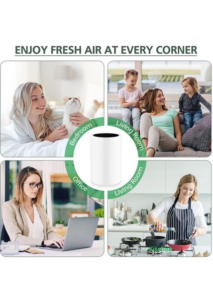 Blueair Blue Pure 411 Için Yedek Filtre, Blue Pure 411, 411 Otomatik, 411+ Hava Temizleyicileri Aktif Karbon Filtresine Uyuyor (Yurt Dışından) modelleri