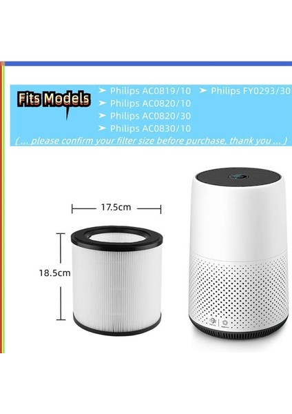 Philips FY0293/30/AC0820/AC0830/ACO819/AC0820/AC0830 Hava Temizleme Filtresi Profesyonel Değiştirme Parçası Için 1pcs Filtresi (Yurt Dışından) fiyatları