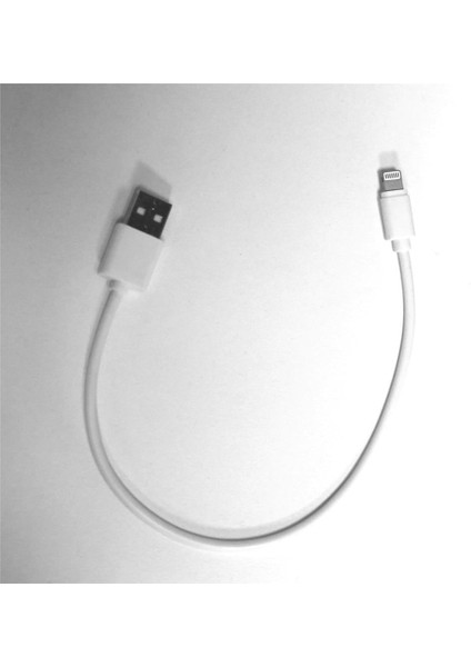 Lightning Powerbank Kısa Şarj Kablosu 0,25CM