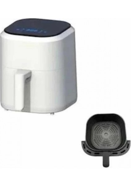 Hava Fritözü 4l Airfryer Pratik Uzun Ömürlü Yağsız Pişirme Taşınabilir