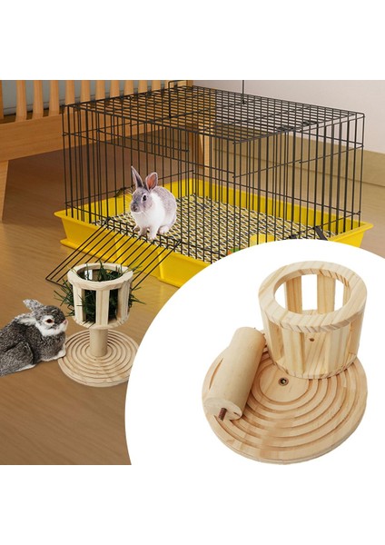 Ahşap Saman Besleyici Saman Besleyici Kafes Aksesuarları Saman Raf Hamster Saman Çukur Gıda Dağıtıcı (Yurt Dışından) indirimleri