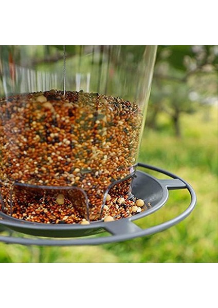 Yabani Kuş Besleyici, Squirrel Geçirmez Kuş Besleyici Dışında, Yuvarlak Şekleli Çatı Grisi ile Asılı Yabani Kuş Besleyicisi (Yurt Dışından) indirimleri