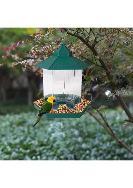 Yabani Kuş Besleyicileri Çarpışma Kuş Besleyici Besleme Kasesi Büyük Kapasite Askisizleme Istasyonu Bahçe Için 6 Besleme Portu (Yurt Dışından) fiyatları