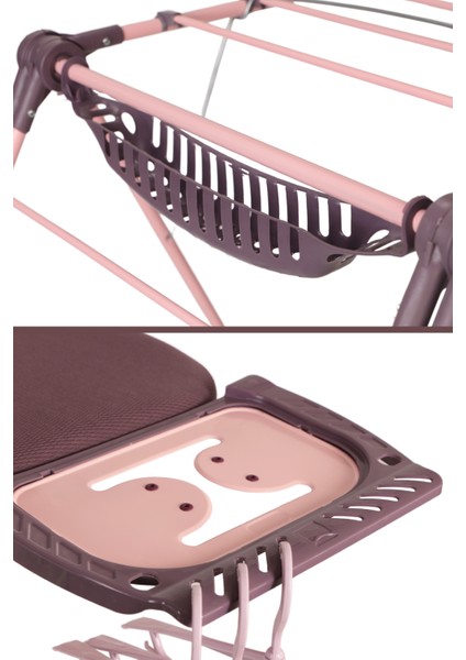 Silvia Ütü Masası İronika Kalın Borulu Kurutmalık Set Mürdüm fiyatları