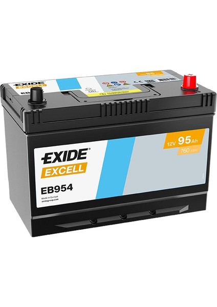 EB954 12V 95AH 760A Standart Akü ( Üretim TARIHI:2025 )