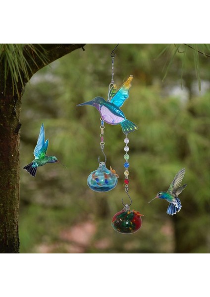 Vitray Besleyici Rüzgar Zil Kuş Su Besleyici Besleme Kuşları C C (Yurt Dışından) fiyatları